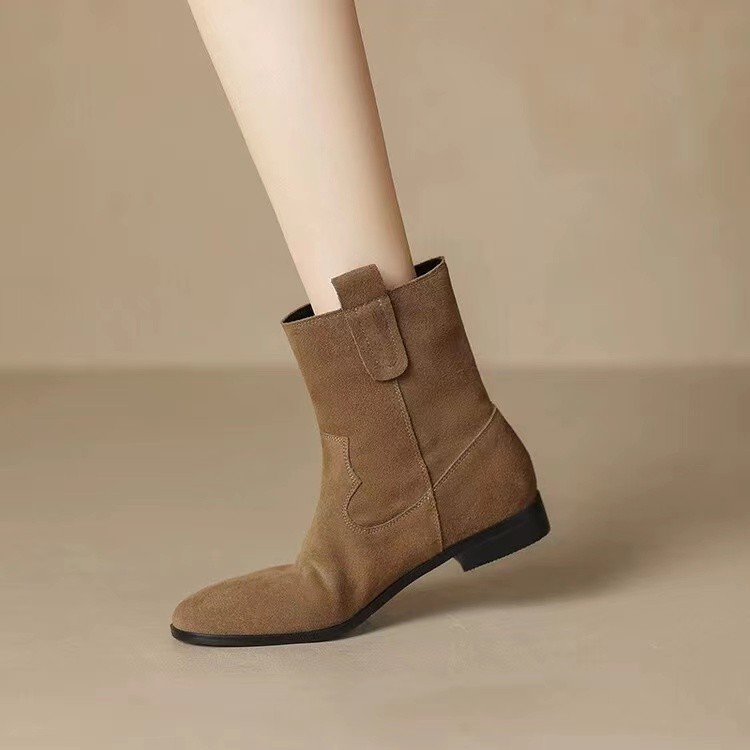 Houston Suede Leather Women’s Heeled Ankle Boots | Ankle Boots Ankle Boots Ankle Boots